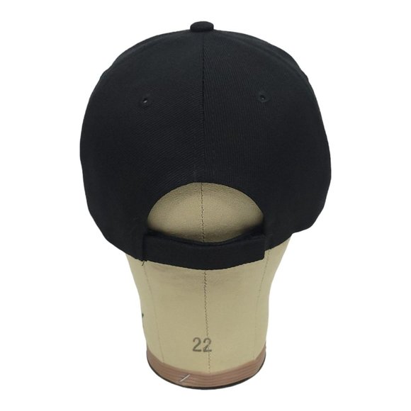 United States Army Strapback Cap Trucker Baseball Hat Eagle Embroidered Black - Picture 4 of 11